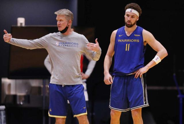 开云平台-科尔:会永远相信汤普森 库里季中挣扎我有责任